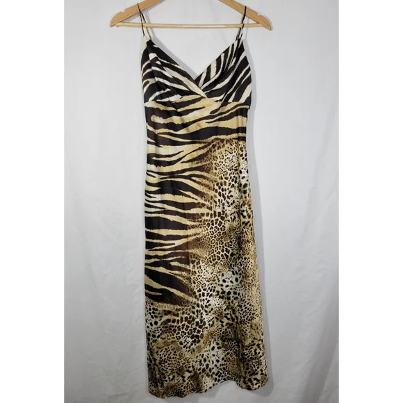 Natori Animal Print Slip Dress Size Small - Picture 1 of 5